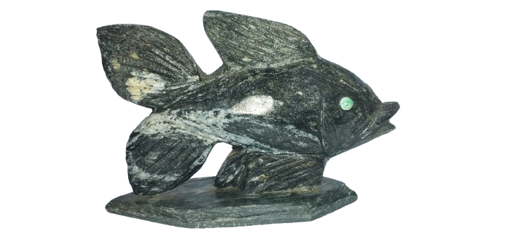 Peixe de Pedra Artesanato Mineral